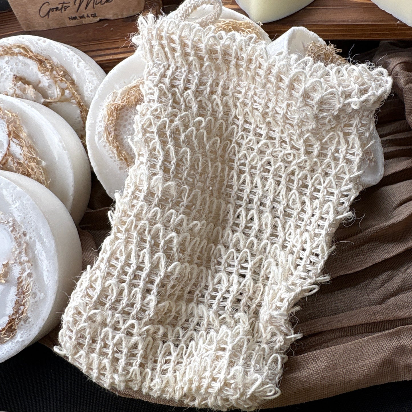 Exfoliating Bags - Linen and Cotton