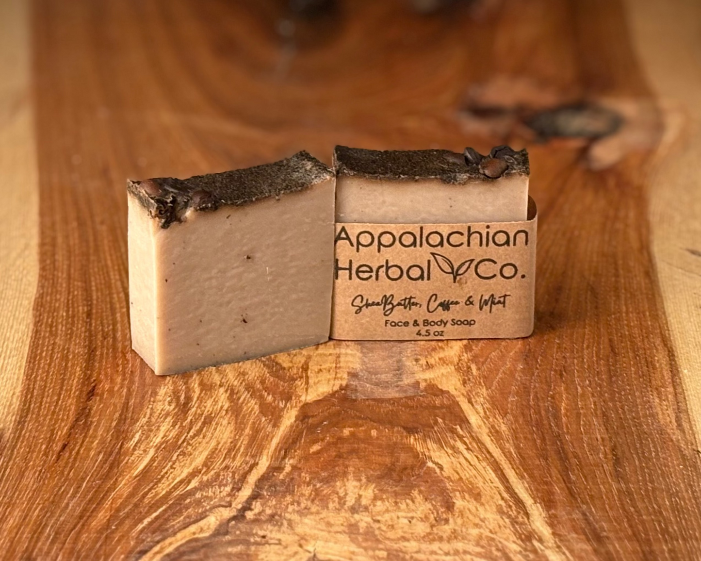 Dark Roast Coffee & Mint Shea Butter Bar Soap