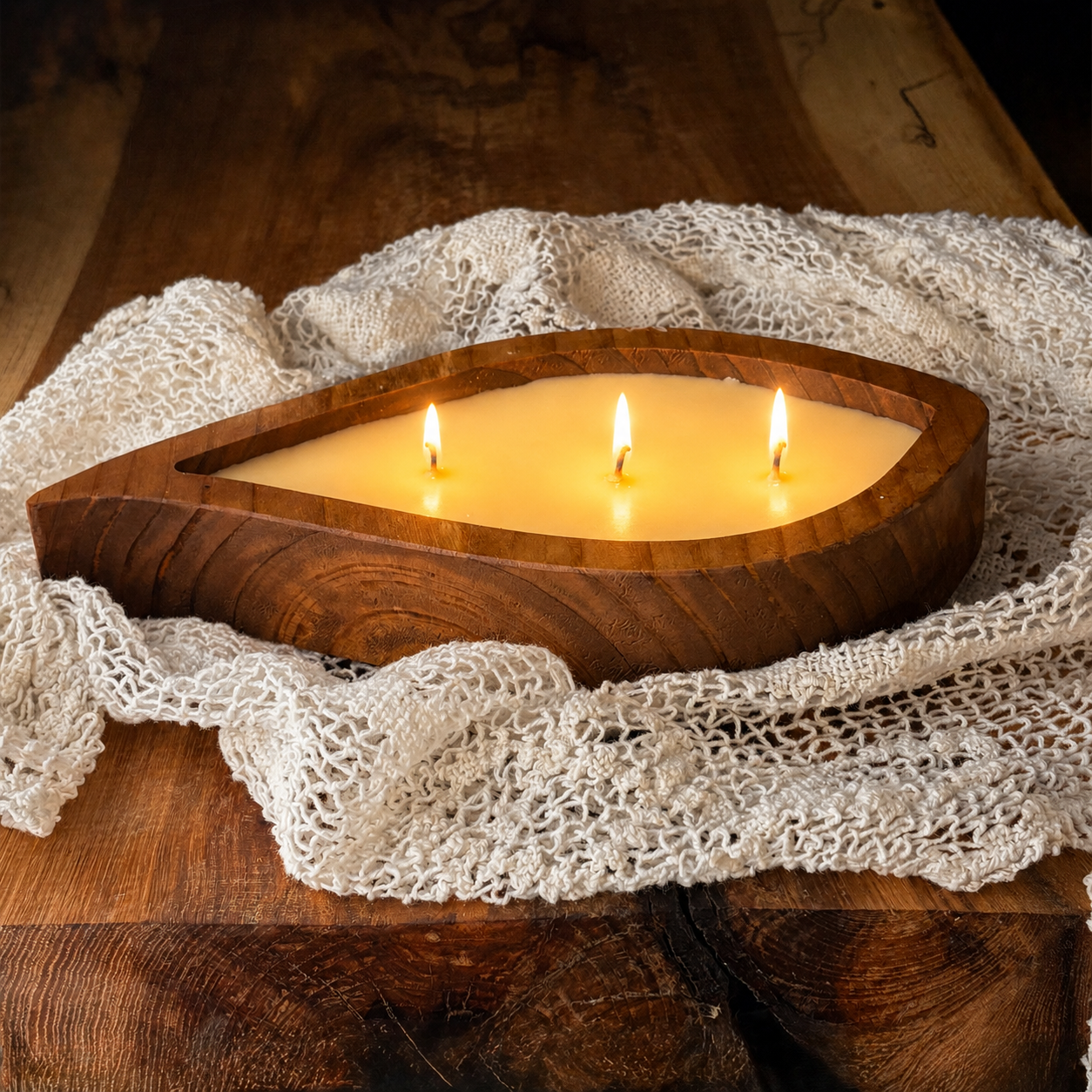 **LIMITED TIME** Leaf 11 oz Beeswax/Soy Candle