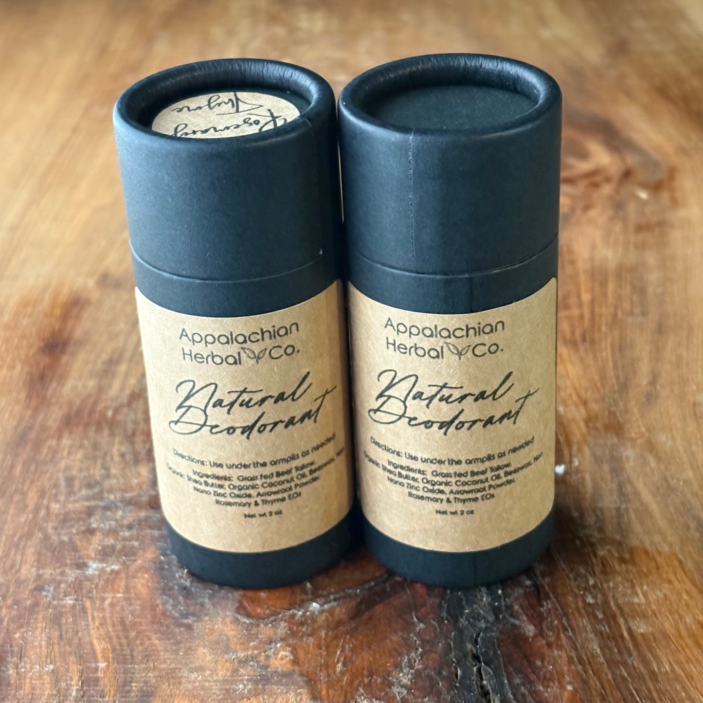 Natural Deodorant - NO aluminum, baking soda, parabens, or synthetics