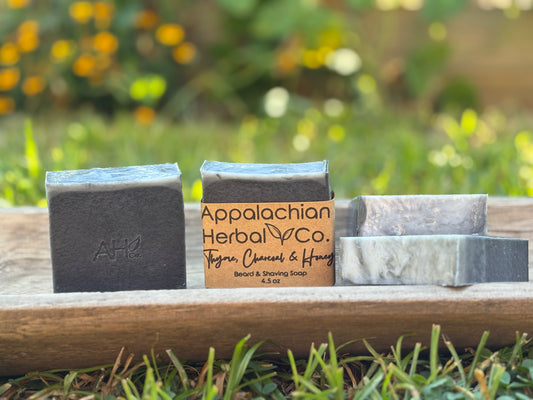 Thyme & Charcoal Beard and Shaving Soap